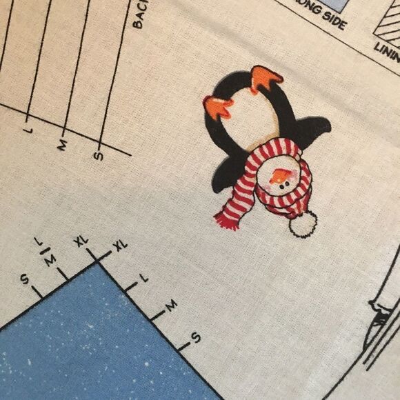 Fabric Panel Tuxedo Junction Vest Cut & Sew - Picture 4 of 5